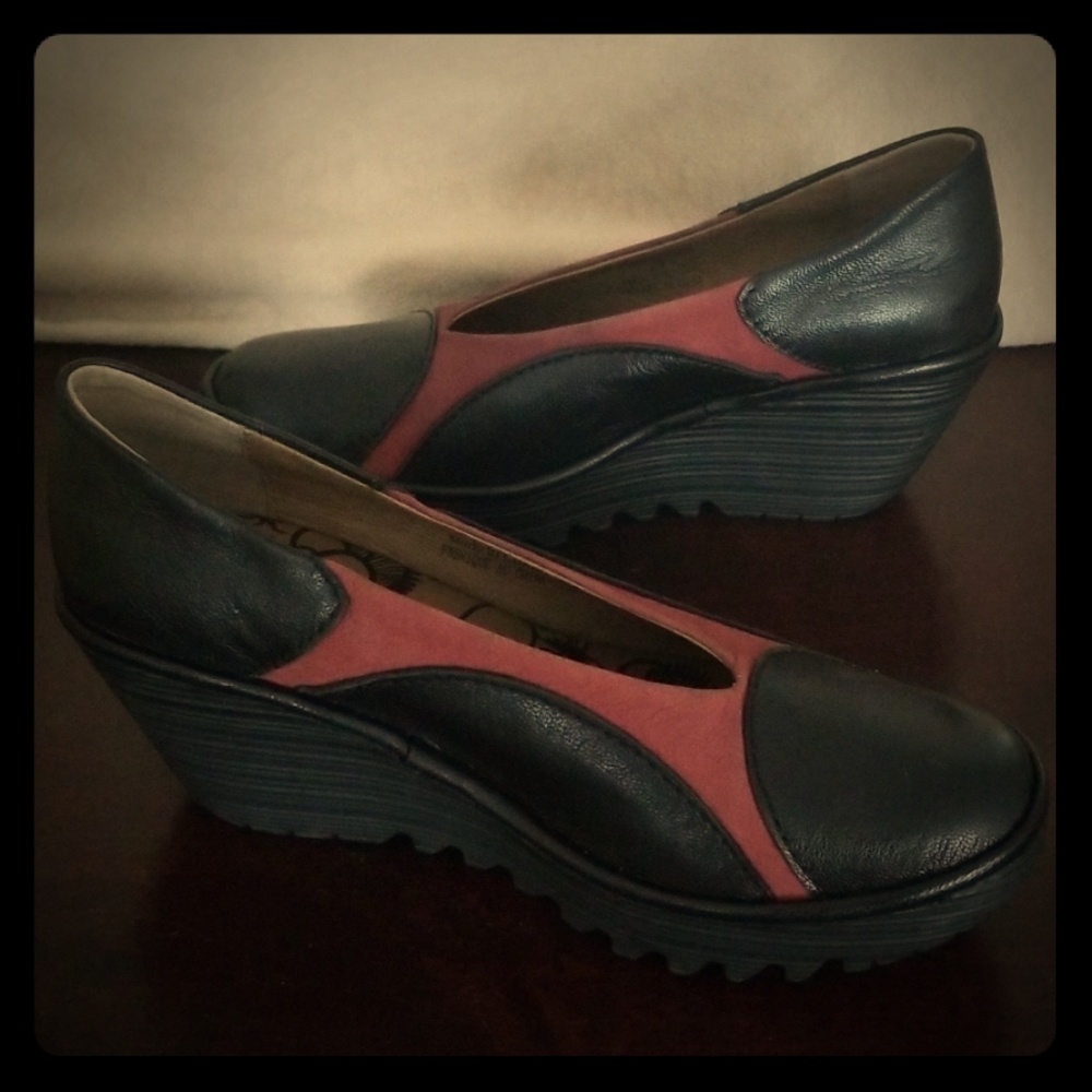 Fly  leather wedges